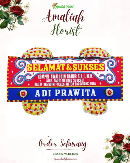 Papan Bunga Ucapan Selamat Kuta